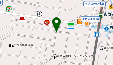 横浜市青葉区あざみ野2丁目19ー13    あざみ野2丁目の地図画像