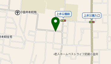 小金井市本町4-19-25 みんちゅう駐車場の地図画像