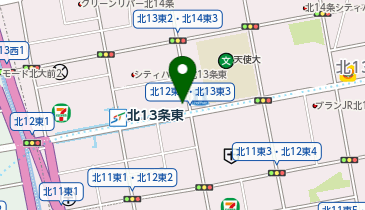 Dパーキング北十三条東2丁目第1の地図画像