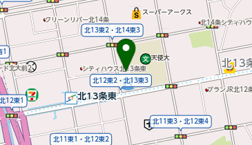 Dパーキング北十三条東3丁目第1の地図画像