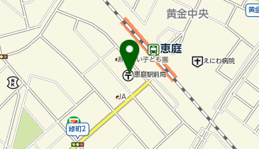 Dパーキングいざりえ恵庭ビル第1の地図画像