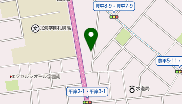 Dパーキング豊平8条8丁目第1の地図画像