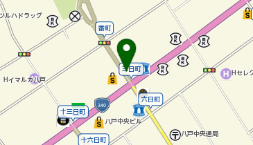 Dパーキングダイワロイネットホテル八戸の地図画像