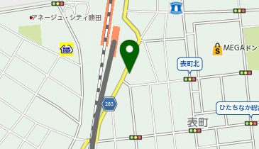 Dパーキングひたちなか市勝田泉町第1の地図画像