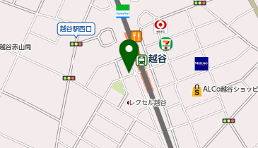 Dパーキングミニストップ越谷駅西口店の地図画像