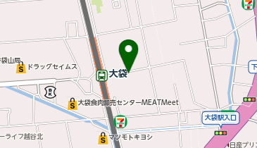 Dパーキング袋山第2の地図画像