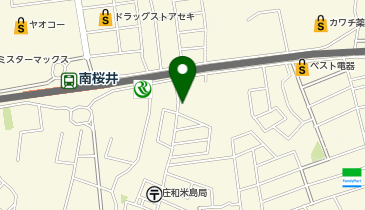 Dパーキング南桜井駅前第2の地図画像