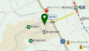 Dパーキング埼玉医科大学病院身障者用駐車場の地図画像