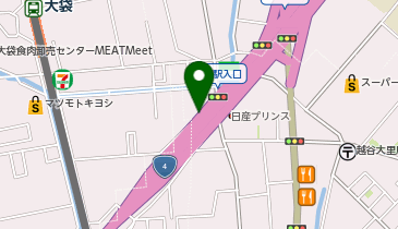 Dパーキング大袋駅前第4の地図画像