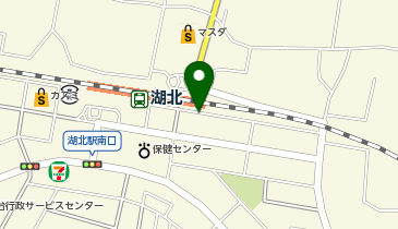 TOMOパーキング湖北駅前第1の地図画像