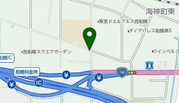 TOMOパーキング船橋市海神町南の地図画像