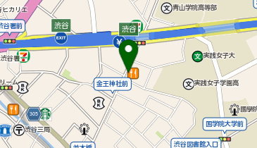 TOMOパーキング渋谷区東1丁目第2の地図画像