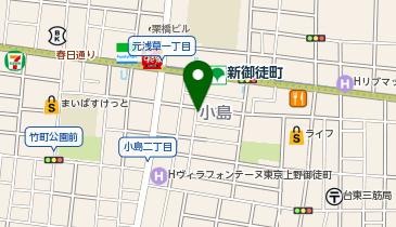 Dパーキング台東区小島2丁目第1の地図画像