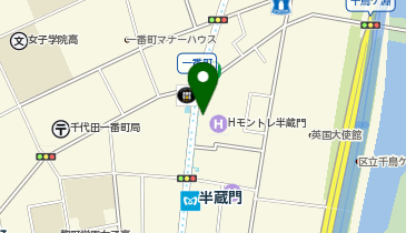 Dパーキング千代田区一番町第1の地図画像