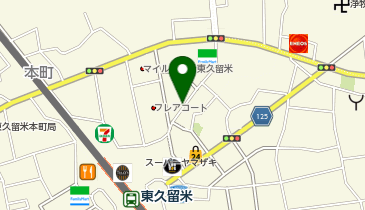 Dパーキング東久留米市東本町第1の地図画像