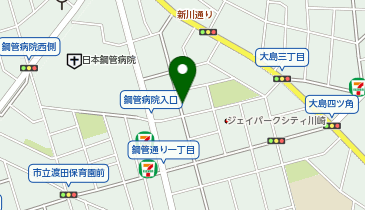 TOMOパーキング川崎区追分町第1の地図画像
