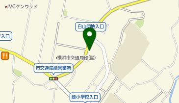 Dパーキング緑区白山2丁目第1の地図画像