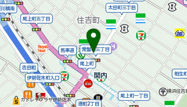 Dパーキング関内駅前第1の地図画像