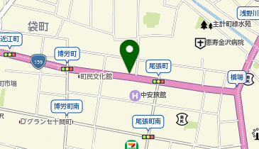 Dパーキング金沢市尾張町2丁目第1の地図画像