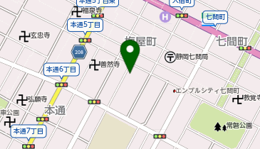 Dパーキング静岡駒形通1丁目第1の地図画像