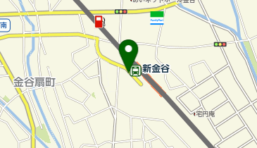 Dパーキング新金谷駅前第1の地図画像
