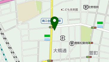 Dパーキング豊橋市大橋通2丁目第1の地図画像