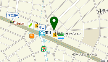 Dパーキング本山駅前第1の地図画像