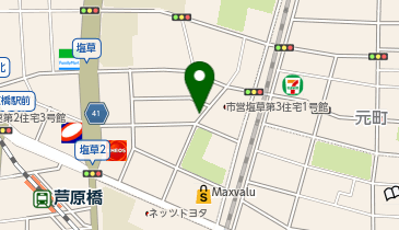 TOMOパーキング塩草の地図画像