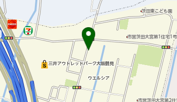 Dパーキング茨田大宮4丁目第1の地図画像