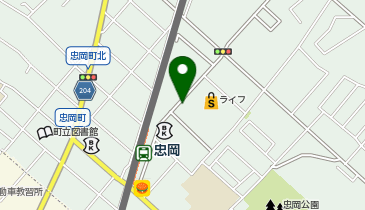 Dパーキング忠岡東1丁目第1の地図画像