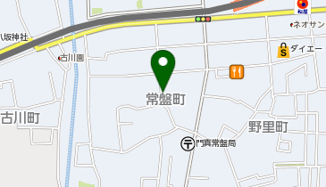Dパーキング門真市常盤町第1の地図画像