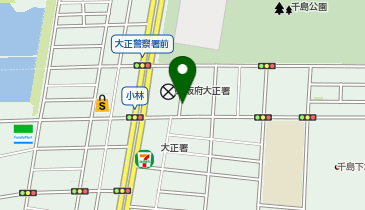 Dパーキングアゼリア大正の地図画像