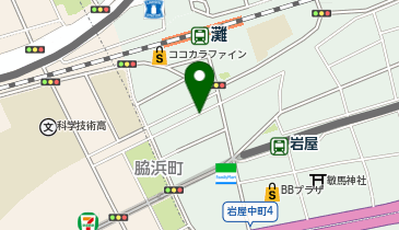 TOMOパーキング岩屋北町の地図画像