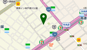 Dパーキング西多聞通2丁目第1の地図画像