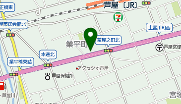 Dパーキング芦屋市業平町第1の地図画像