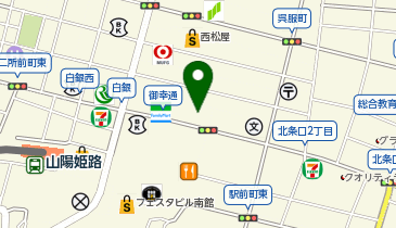 Dパーキングダイワロイネットホテル姫路の地図画像