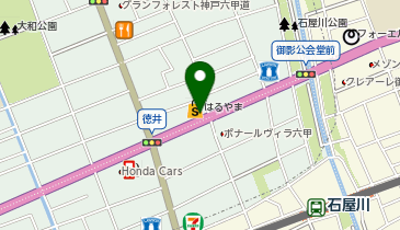 Dパーキングはるやま神戸灘店の地図画像