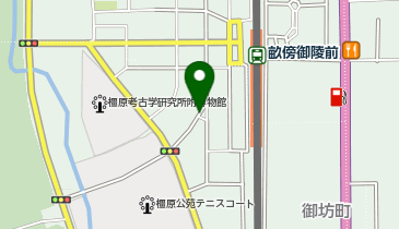 Dパーキング畝傍御陵前駅前第1の地図画像