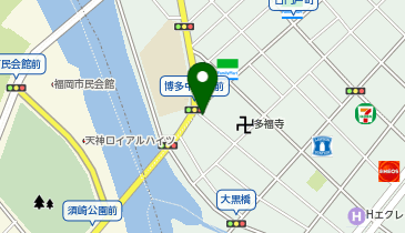 Dパーキング福岡市須崎町第2の地図画像