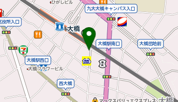 Dパーキング大橋1丁目第2の地図画像
