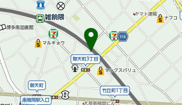 Dパーキング福岡市銀天町3丁目第1の地図画像