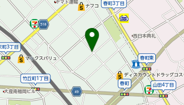 Dパーキング春町2丁目第1の地図画像