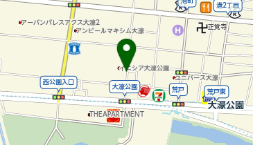 Dパーキング福岡市荒戸2丁目第1の地図画像