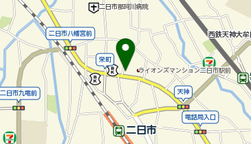 Dパーキング二日市中央2丁目第1/福銀の地図画像