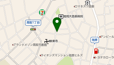 Dパーキング祖原第2の地図画像