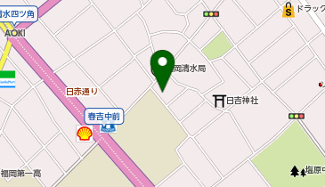 Dパーキング福岡市清水4丁目第2の地図画像