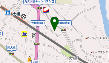 Dパーキング福岡市大橋2丁目第5の地図画像