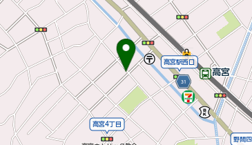 Dパーキング福岡市高宮3丁目第1の地図画像