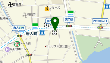 Dパーキング福岡市黒門第1の地図画像