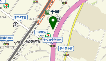 Dパーキング福銀千早第1の地図画像